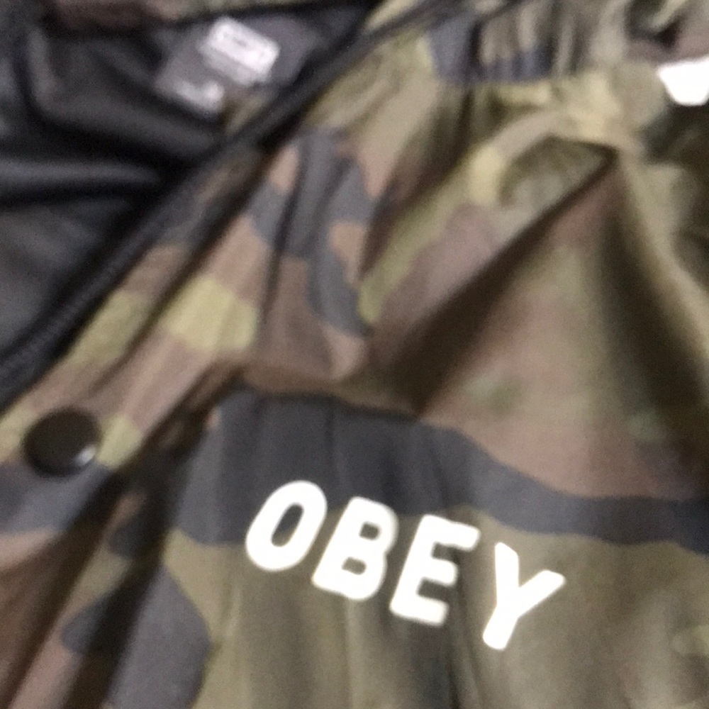 Camo obey windbreaker
